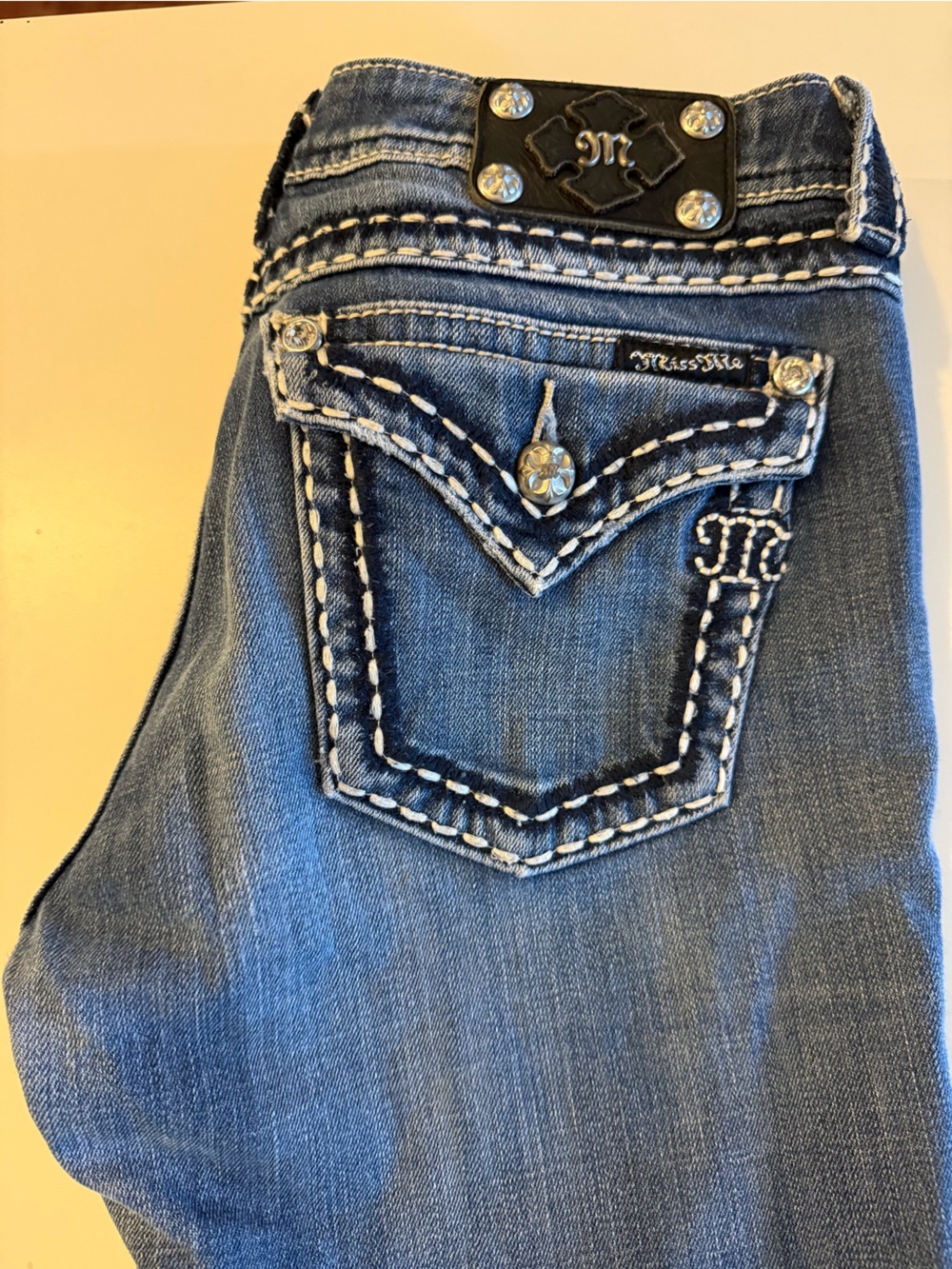 Vintage Miss Me Low Rise Skinny Jean - Size 30